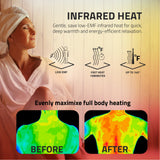 Maldives 2-Person Indoor Hemlock Wooden Low EMF Carbon FAR Infrared Home Sauna Room with LED Touch Control Panel