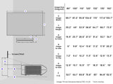 LTV-3500 Pro 100''-132'' Wall-Mount Cinematic ALR Screen Bundle