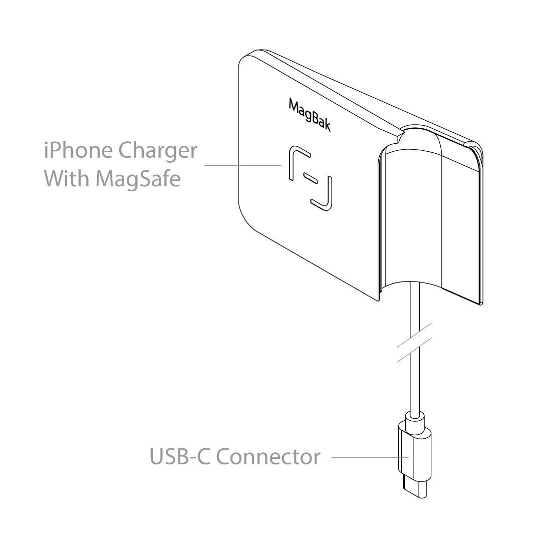 MagBak Phone Mount And Charger for Tesla Cybertruck Bundle