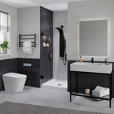 Alexander 36 in. L x 36 in. W Alcove Shower Pan Base with Center Drain in Glossy White Marine Acrylic