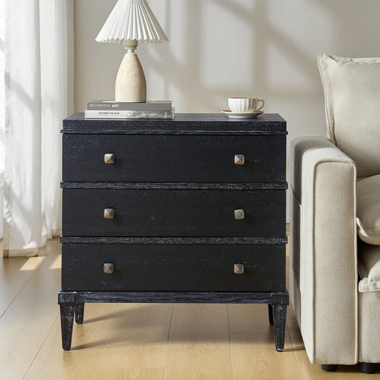 Justin 3-Drawer Nightstand