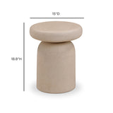 Lydia Concrete Indoor/Outdoor Side Table