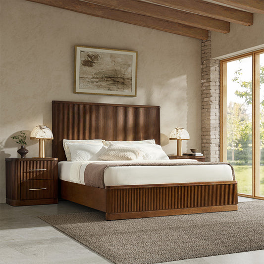 Graciela Solid Wood Platform Queen Bed