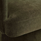 Kristen Upcycled Contract-Grade Chenille Rolling Desk Chair