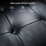 Amando Genuine Leather Reversible Sectional