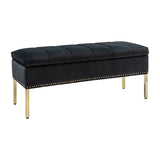 Fabio Upholstered Flip Top Storage Bench