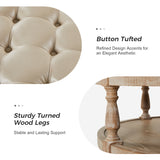 Antonia Vegan Leather Ottoman