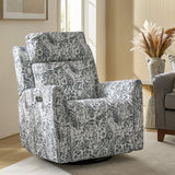 Alfons Swivel And Rocker Power Recliner With Headrest