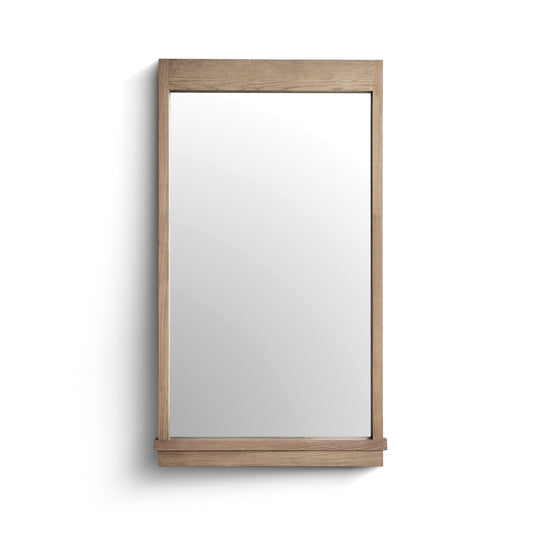 Aimee 44"X77" Solid Brushed Ash Floor Mirror