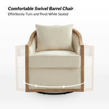 Paul Jess Farmhouse Swivel Chair