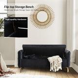 Christoph Upholstered Flip Top Storage Bench