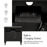 Alex 28"W 3-Drawer Nightstand