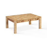 Berri 39" Natural Burl Coffee Table