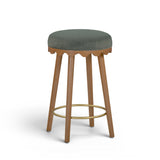 Oodle Performance Vegan Mohair Bar and Counter Stool