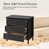 Carol 3-Drawer Nightstand