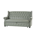 Ruedi Vegan Leather Sleeper Sofa