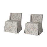 Edwin Slipper Chair with Slipcover Set Of 2