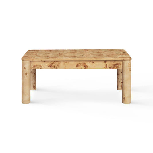 Berri 39" Natural Burl Coffee Table
