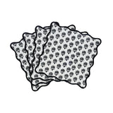 Crissy Cotton Canvas Printed Napkins - Set of 4