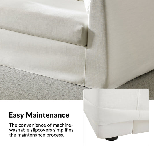 Riccardo Slipcovered Sofa