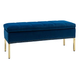 Fabio Upholstered Flip Top Storage Bench
