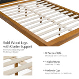 Walter Solid Wood Platform King Bed
