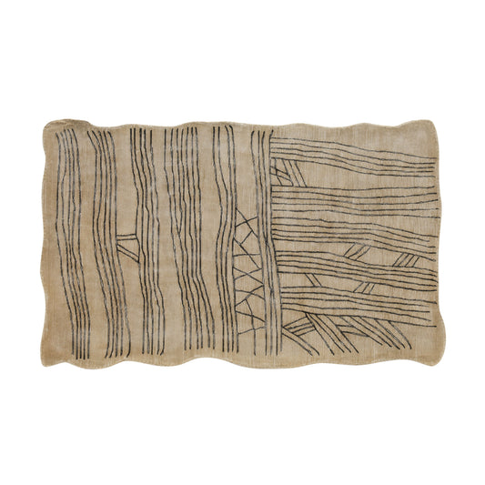 Daphne Natural Hand Tufted Wool Area Rug 5'X8'