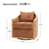 Paul Jess Farmhouse Solid Wood Swivel Chair