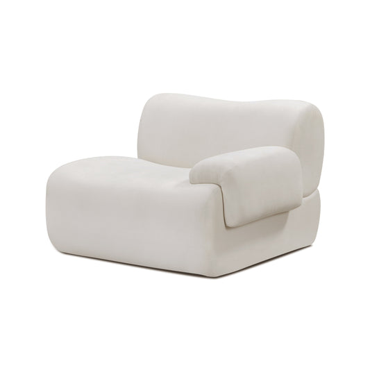 Zenith Contract-Grade Upcycled Fabric Corner Chair