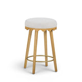 Oodle Performance Vegan Mohair Bar and Counter Stool