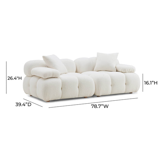 Calliope 79" Modular Loveseat
