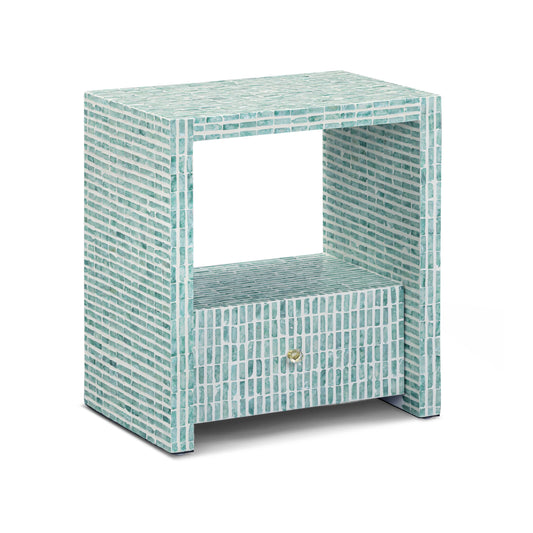Tia 20" Mother of Pearl Nightstand
