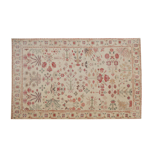 Jardin Hand Woven Wool Area Rug 5'X8'