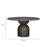 Cynthia Concrete Indoor/Outdoor Dining Table (54"-87")
