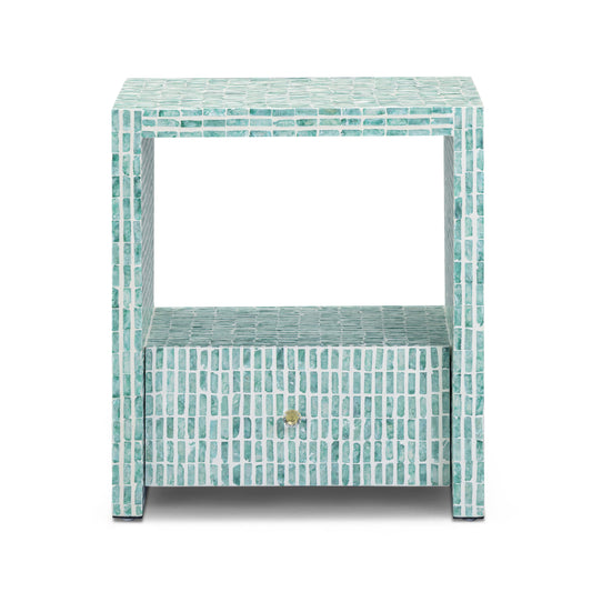 Tia 20" Mother of Pearl Nightstand