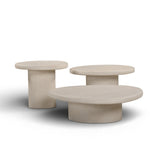 Jade Concrete Indoor/Outdoor Nesting Coffee Table Set