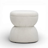 Tomlin Ruched Performance Fabric Game Ottoman