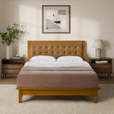 Walter Solid Wood Platform Queen Bed