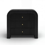 Hump 38" Arched 3-Drawer Bedside Chest
