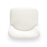 Melissa Performance Fabric Rolling Dining Chair
