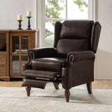 Arnold Genuine Leather Manual Recliner