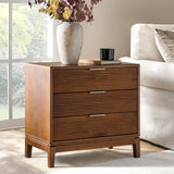 Kirk 3-Drawer Nightstand