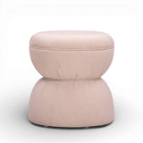 Tomlin Ruched Performance Fabric Game Ottoman