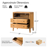 Andrea 2-Drawer Nightstand