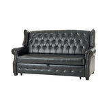 Ruedi Vegan Leather Sleeper Sofa