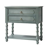 Gwen 30"Tall 2-Drawer End Table
