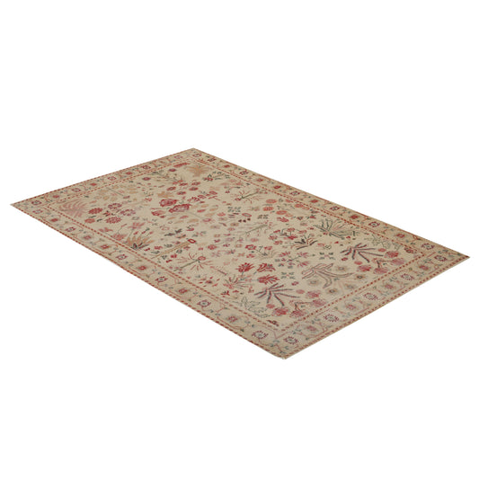 Jardin Hand Woven Wool Area Rug 5'X8'