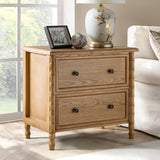 Carol 26"Tall 2-Drawer Nightstand