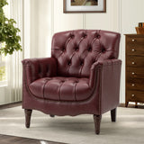 Elijah Genuine  Leather Armchair