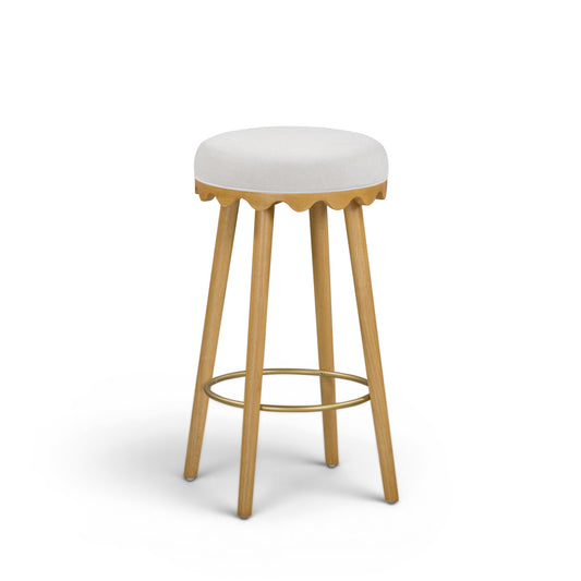 Oodle Performance Vegan Mohair Bar and Counter Stool